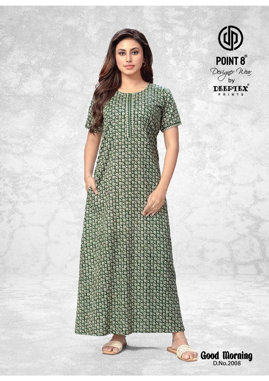 Good Morning Vol 2 By Deeptex Cotton Printed Night Wear Nighty Surat Wholesale Market